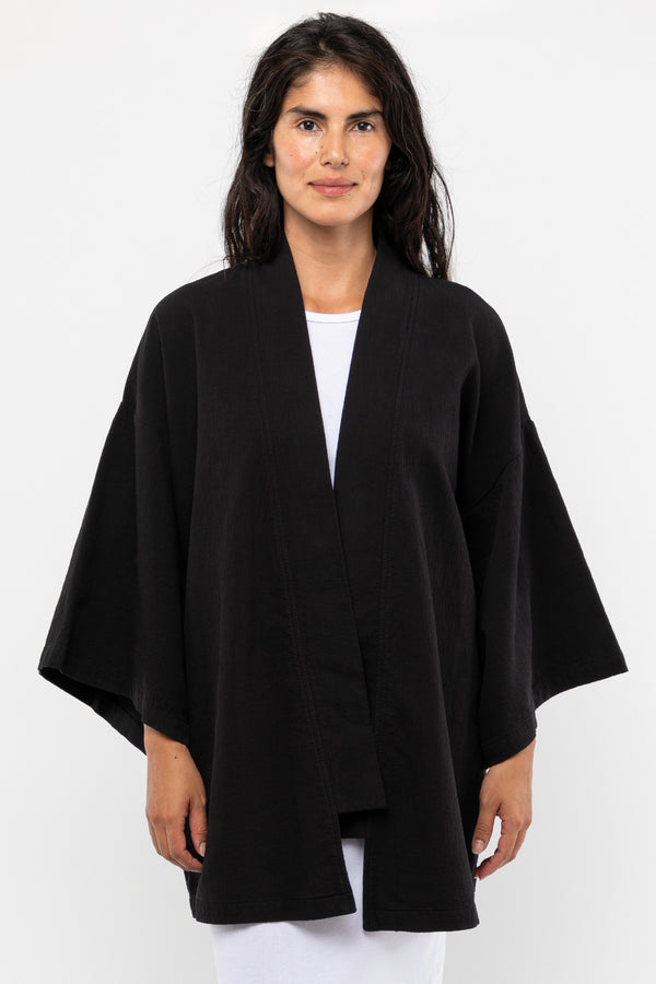 Los Angeles Apparel Double Style Textile Mid Length Kimono