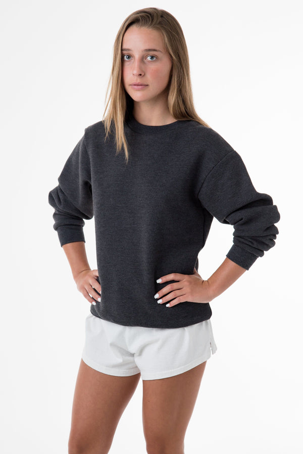 Los Angeles Apparel Flex Fleece Dropped Shoulder Crewneck