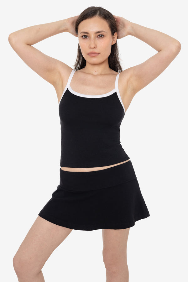 los angeles apparel Garment Dye Cotton Spandex Yoga Skirt