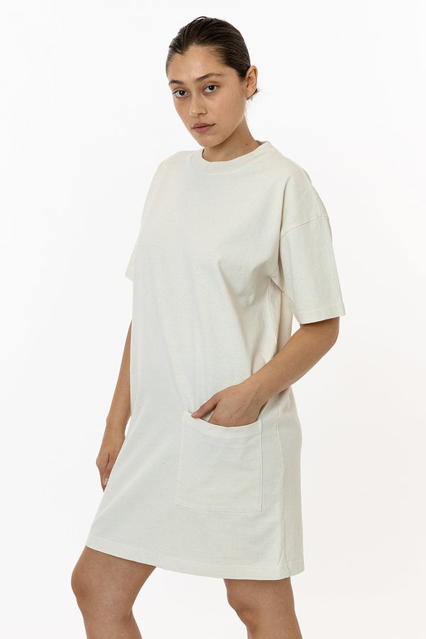 Los Angeles Apparel Garment Dye Oversized T-shirt Dress