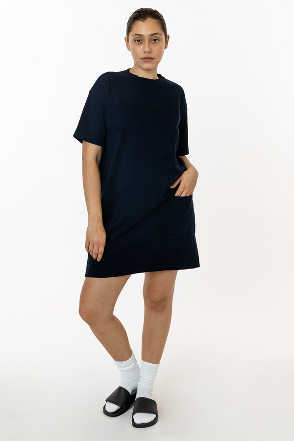 Los Angeles Apparel Garment Dye Oversized T-shirt Dress