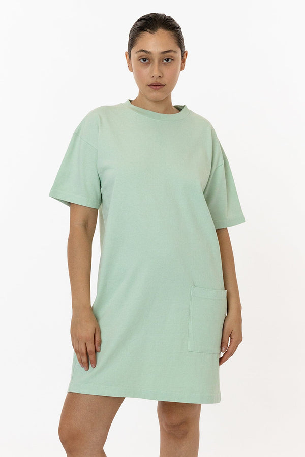 Los Angeles Apparel Garment Dye Oversized T-shirt Dress