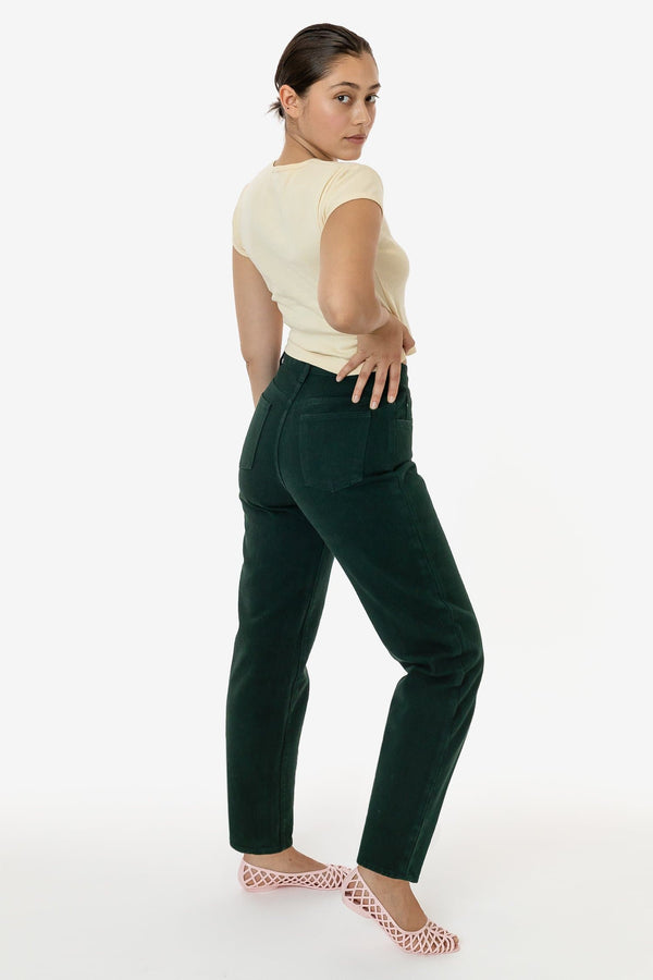 Los Angeles Apparel Garment Dye Women's Relaxed Fit Bull Denim Jean (New Colors)