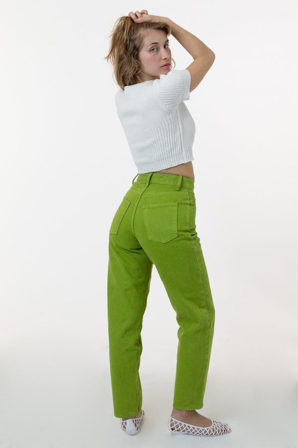 Los Angeles Apparel Garment Dye Women's Relaxed Fit Bull Denim Jean