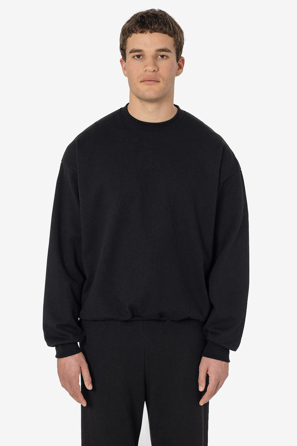 los angeles apparel Heavy Fleece Crewneck Sweatshirt (Piece Dye)