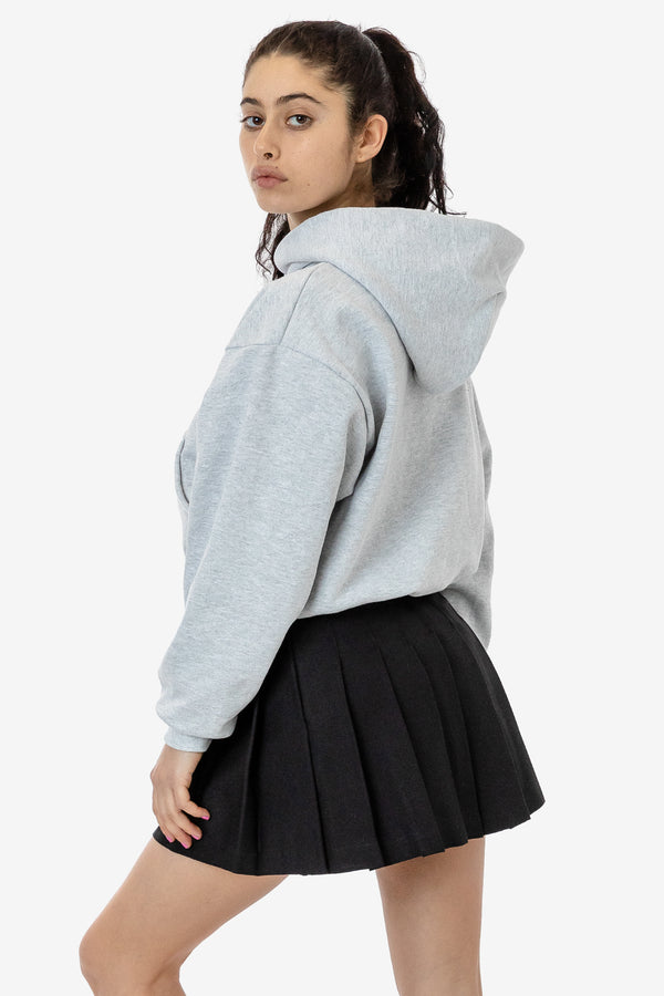 Los Angeles Apparel Heavy Fleece Cropped Hoodie (Piece Dye)