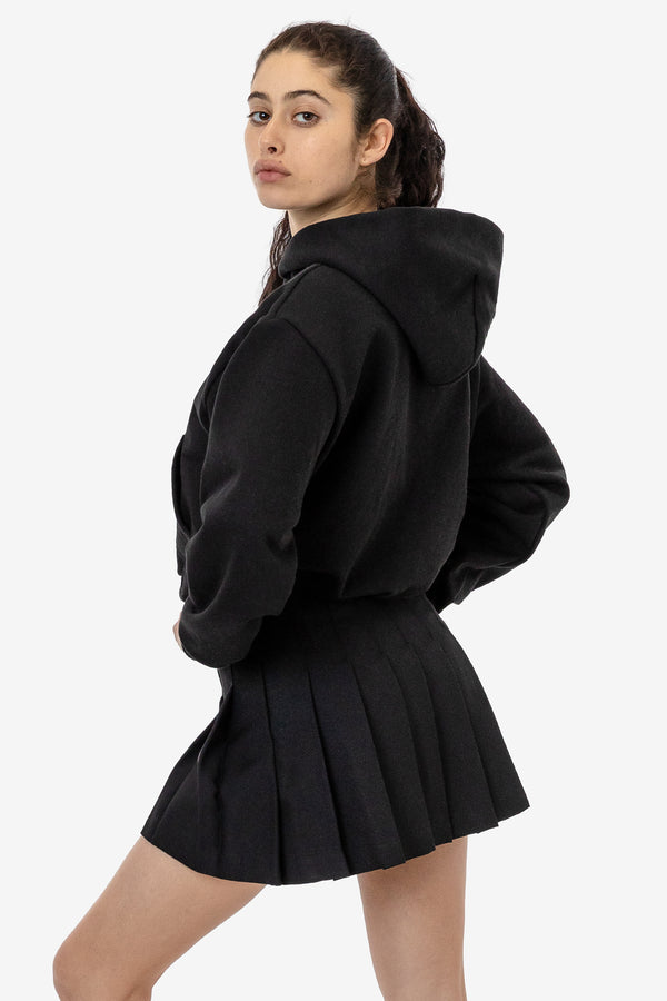 Los Angeles Apparel Heavy Fleece Cropped Hoodie (Piece Dye)