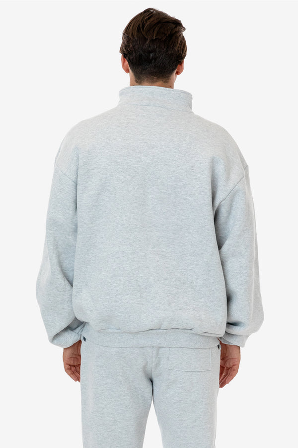 Los Angeles Apparel Heavy Fleece Half Zip Pullover (Piece Dye)