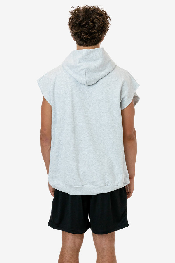 Los Angeles Apparel Heavy Fleece Sleeveless Hoodie (Piece Dye)