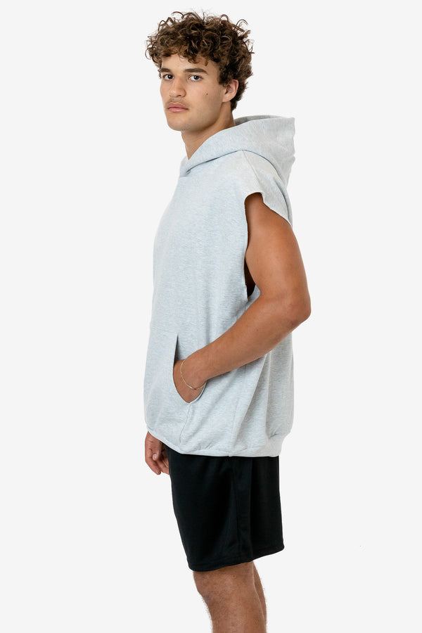 Los Angeles Apparel Heavy Fleece Sleeveless Hoodie (Piece Dye)
