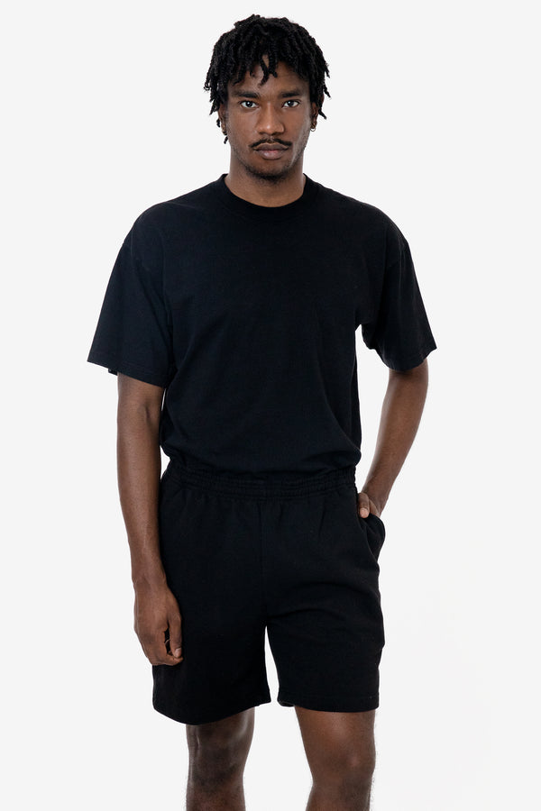 los angeles apparel Heavy Fleece Sweat Short (Piece Dye)