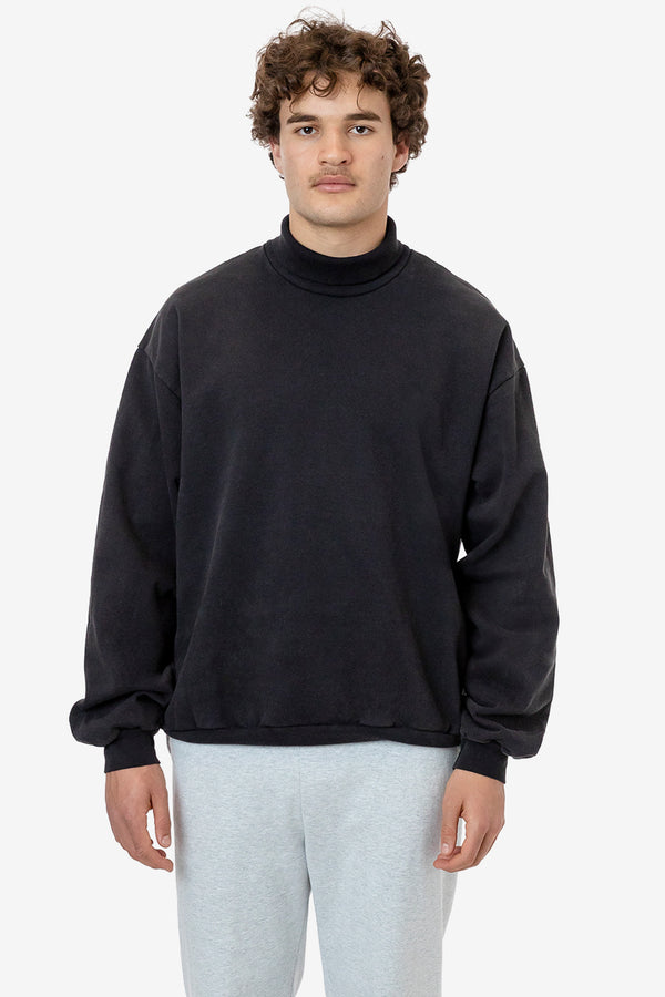 los angeles apparel Heavy Fleece Turtleneck (Garment Dye)