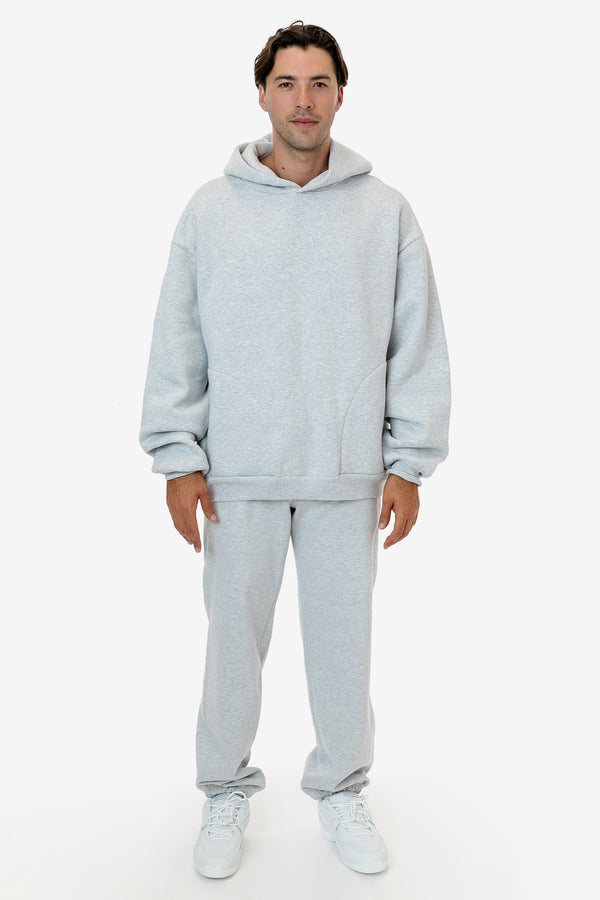Los Angeles Apparel Heavy Fleece Wide Hoodie (Piece Dye)