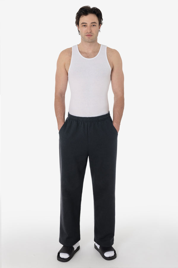 Los Angeles Apparel Heavy Fleece Wide Leg Sweatpants (Piece Dye)