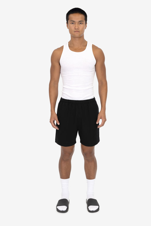 los angeles apparel Heavy Jersey Garment Dye Gym Shorts