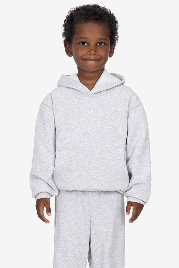 Los Angeles Apparel Kids Heavy Fleece Hooded Pullover Sweatshirt