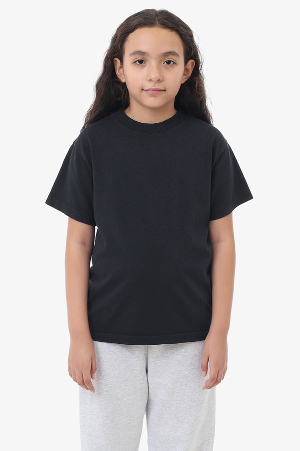 los angeles apparel Kids Short Sleeve Garment Dye T-shirt