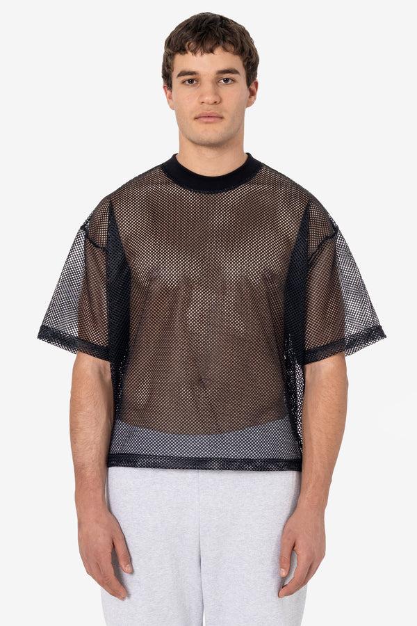 los angeles apparel King Mesh Short Sleeve Crewneck T-Shirt