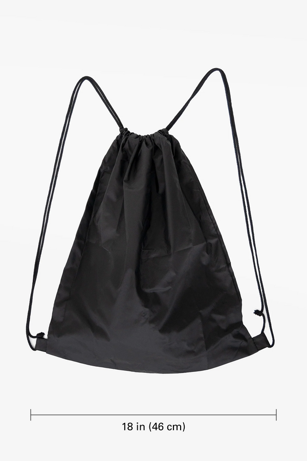 los angeles apparel Lightweight Nylon Taffeta Drawstring Backpack