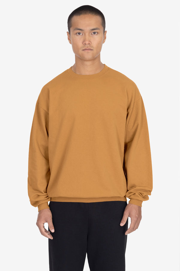 Los Angeles Apparel Long Sleeve Garment Dye French Terry Pullover