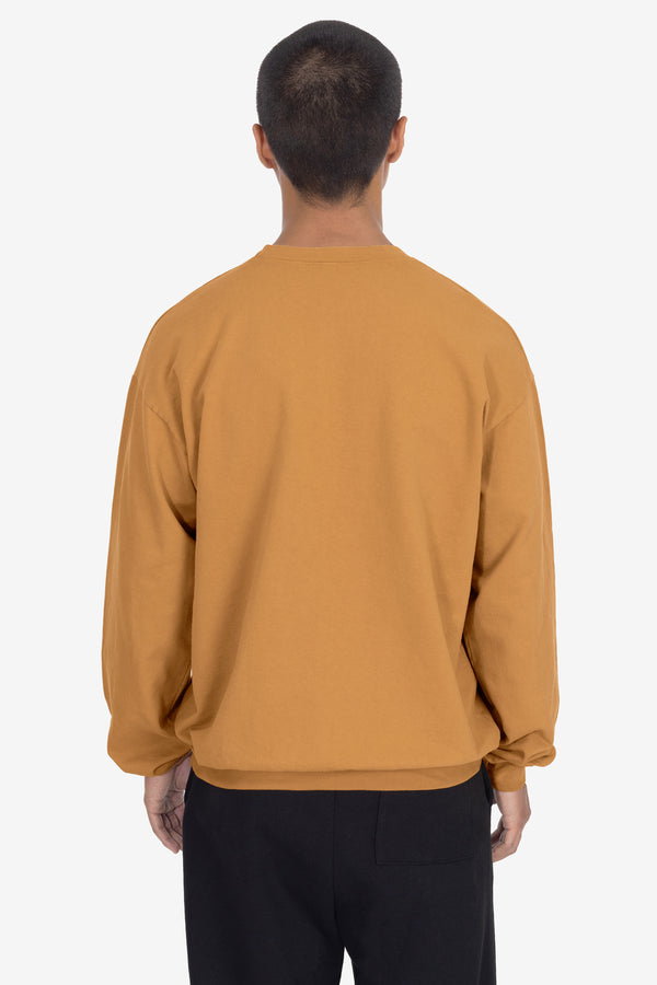 Los Angeles Apparel Long Sleeve Garment Dye French Terry Pullover