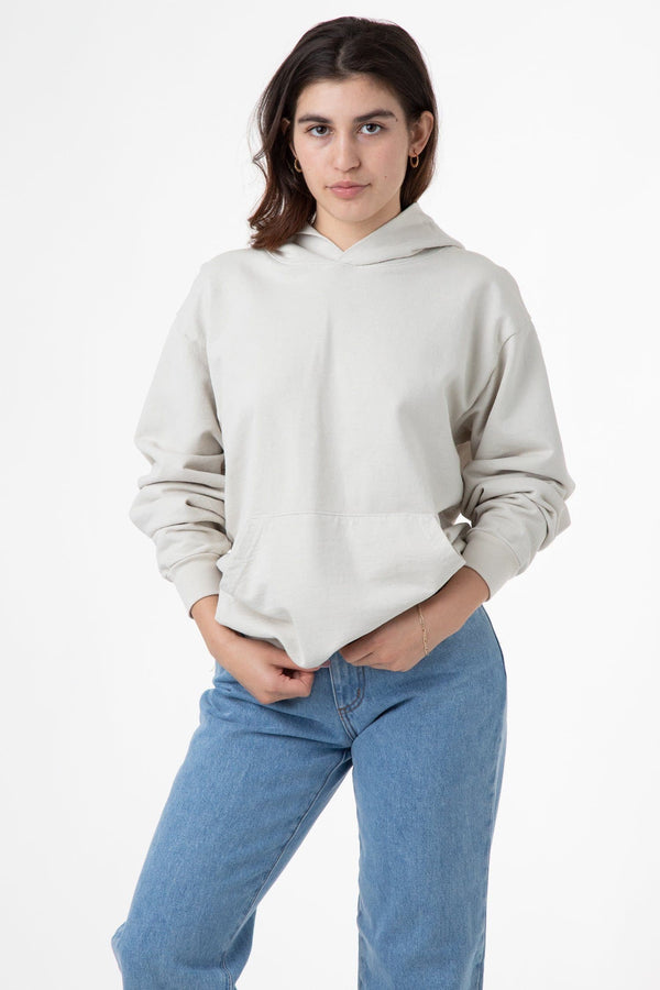 Los Angeles Apparel Long Sleeve Garment Dye French Terry Pullover Hoodie