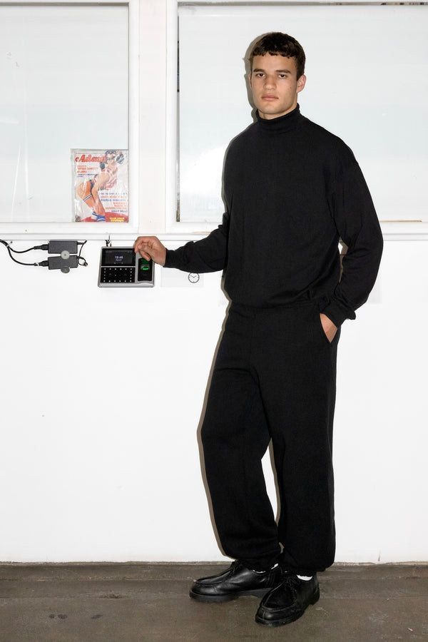 Los Angeles Apparel Long Sleeve Garment Dye Turtleneck