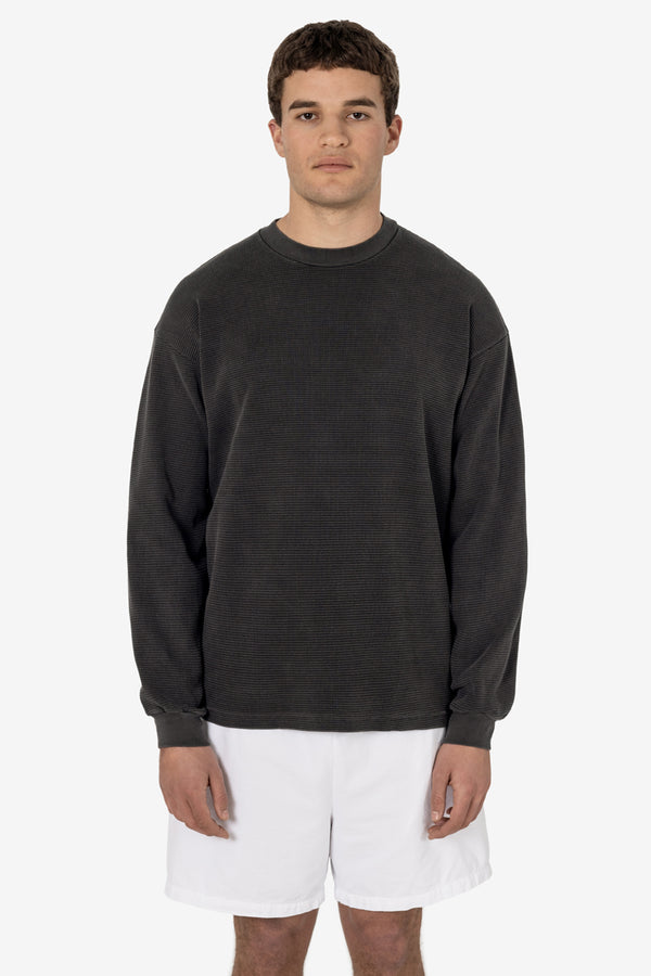 Los Angeles Apparel Long Sleeve Heavy Thermal Crew Neck
