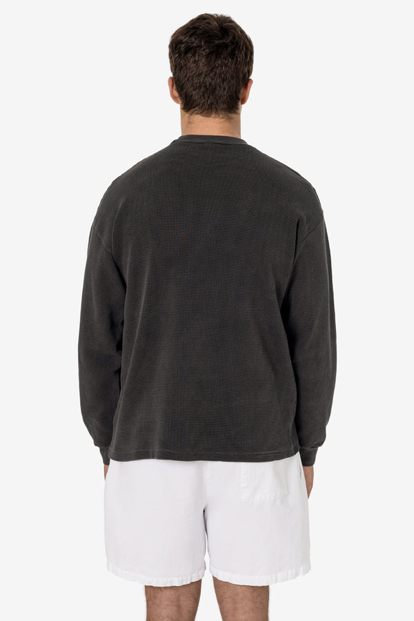 Los Angeles Apparel Long Sleeve Heavy Thermal Crew Neck