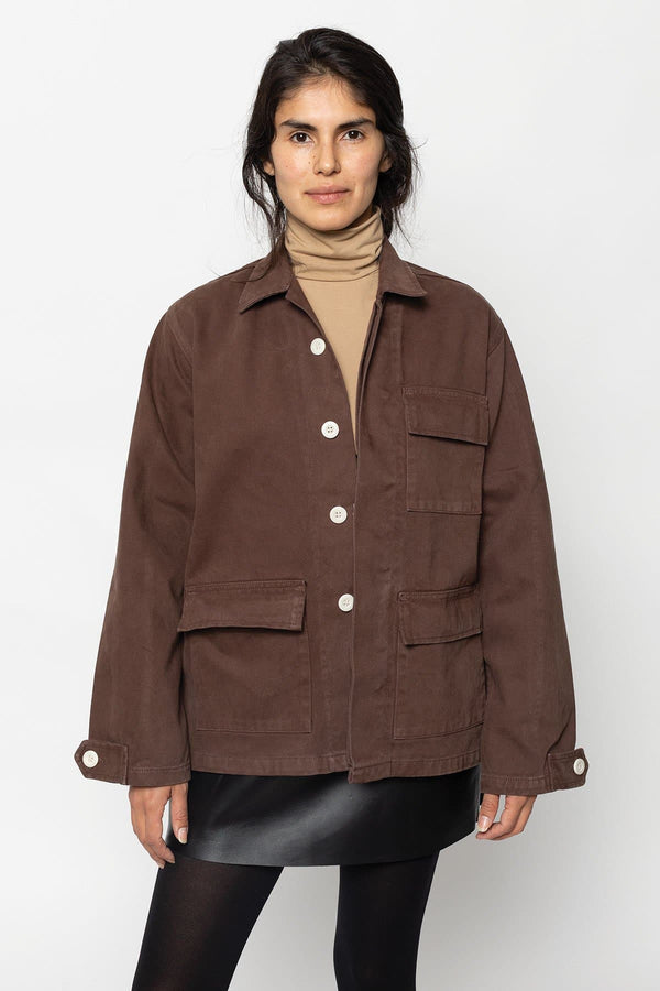 Los Angeles Apparel 13 Oz. Canvas Military Jacket