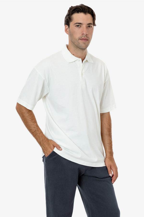 Los Angeles Apparel 18/1 Short Sleeve Polo T-Shirt