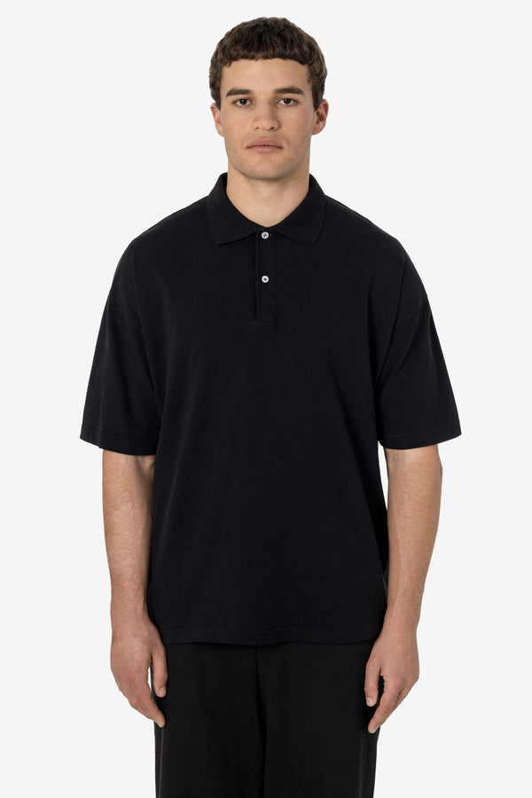 los angeles apparel 18/1 Short Sleeve Polo T-Shirt