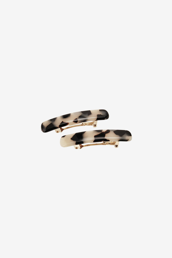 Los Angeles Apparel 2 Mini Rectangle Barrettes