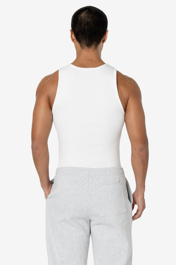 Los Angeles Apparel 2x1 Cotton Spandex Rib Tank