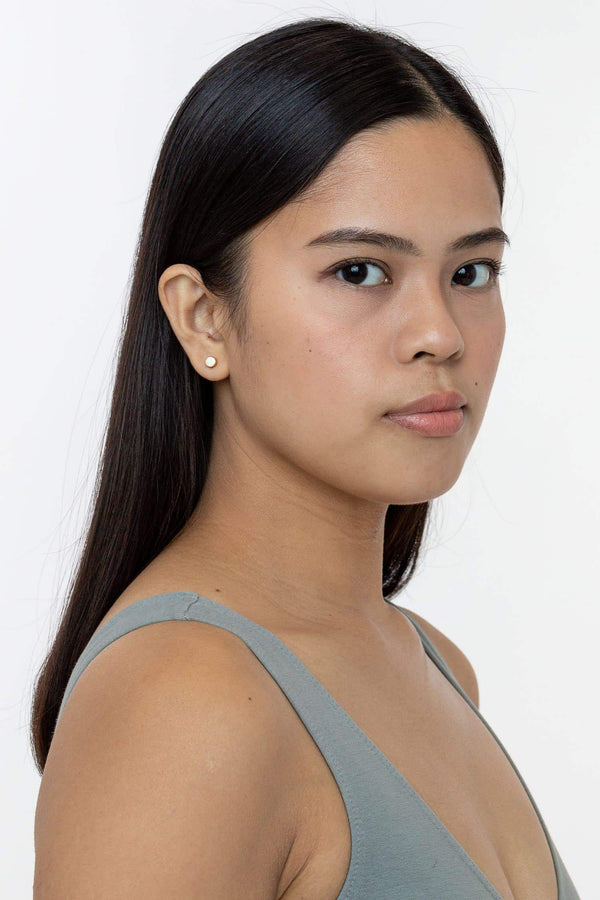 Los Angeles Apparel 3.5mm Enamel Stud Earrings