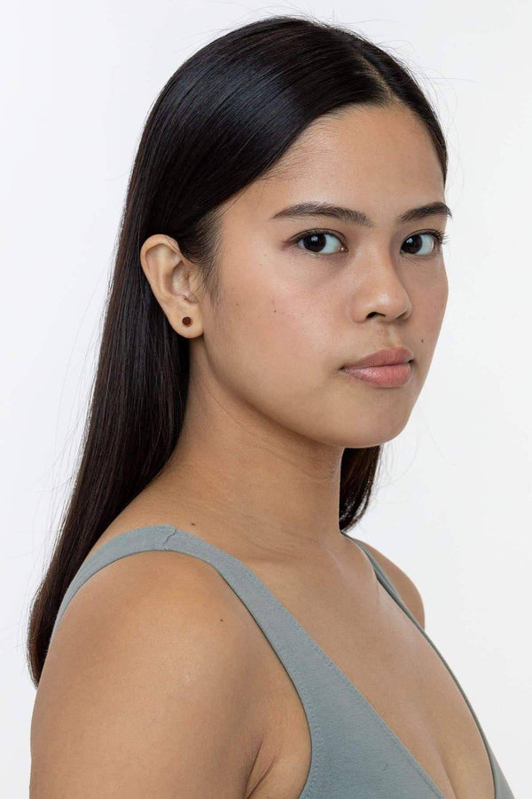 los angeles apparel 3.5mm Enamel Stud Earrings