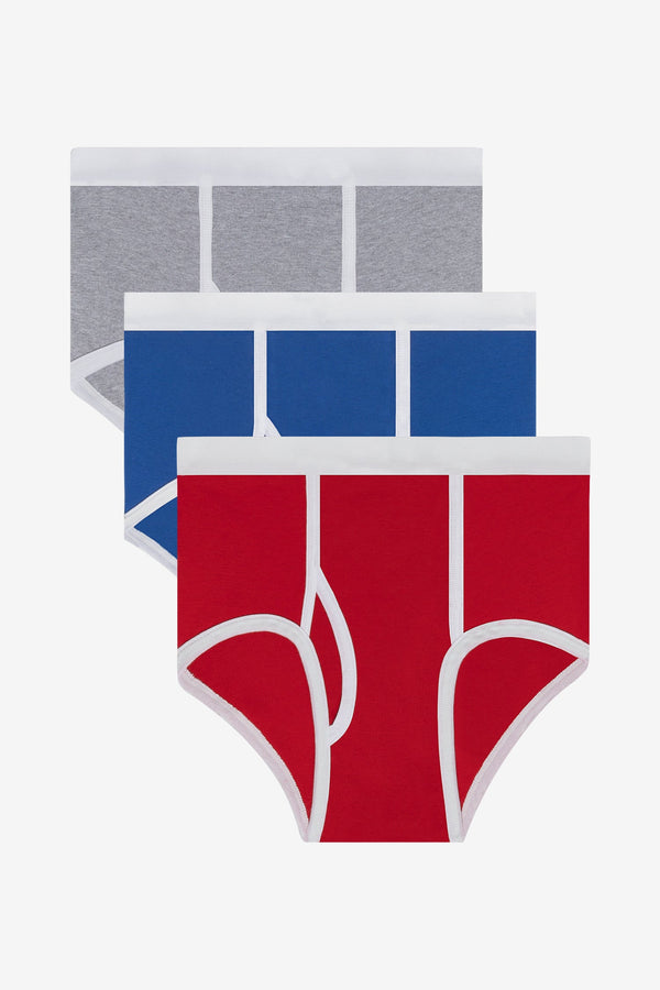 Los Angeles Apparel 3-Pack Men's Baby Rib Brief