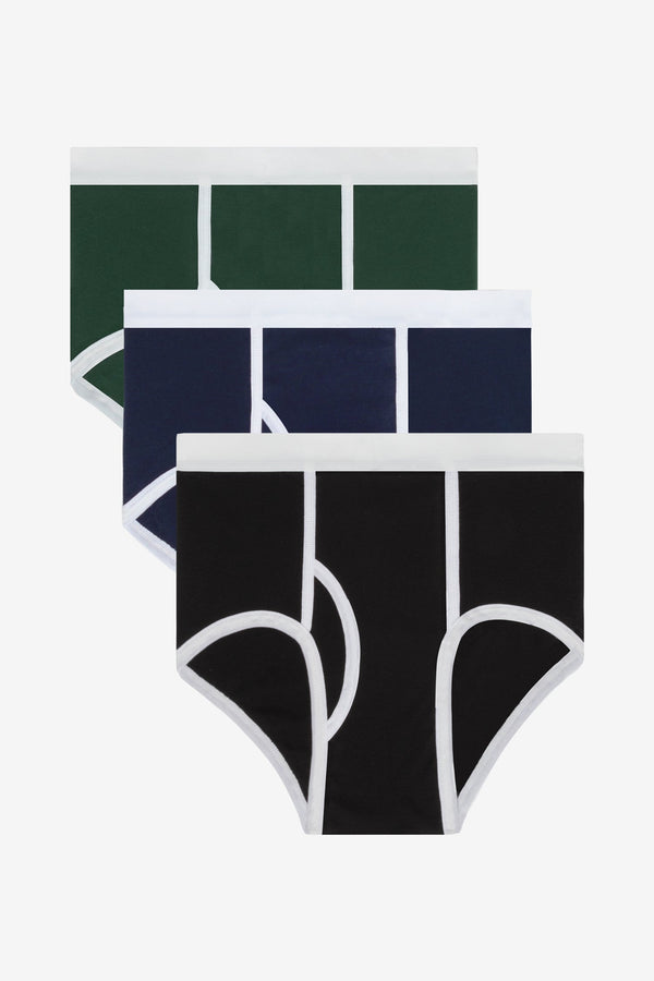 los angeles apparel 3-Pack Men's Baby Rib Brief