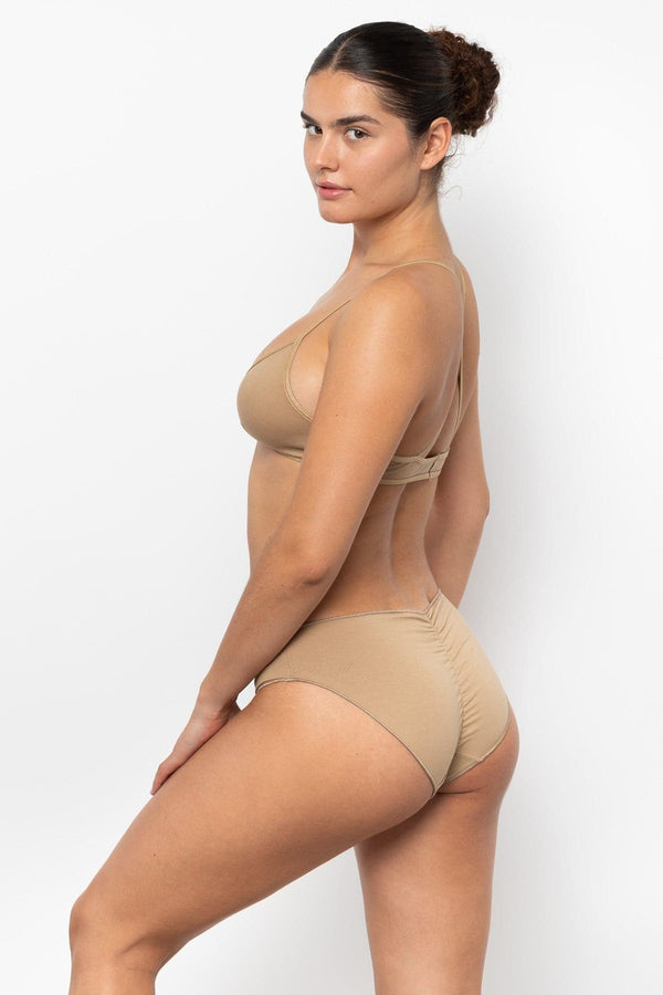 Los Angeles Apparel 3-Pack Ruched Back Panty