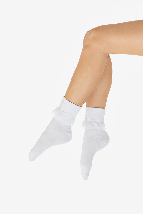 Los Angeles Apparel 5-Pack Girly Lace Ankle Sock