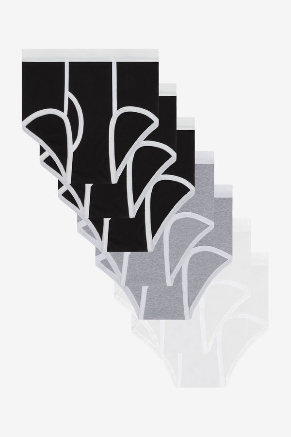 los angeles apparel 7-Pack Men's Baby Rib Brief