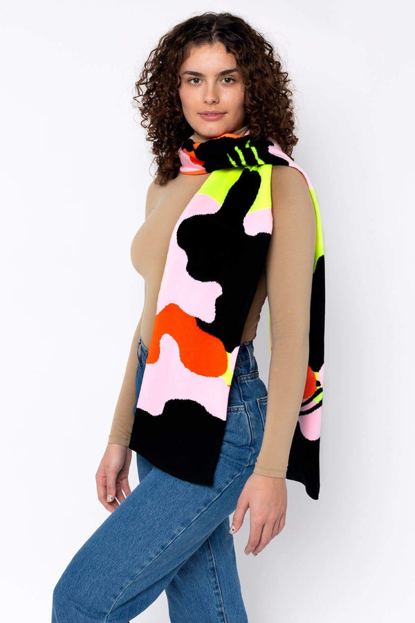 Los Angeles Apparel Abstract Blob Scarf