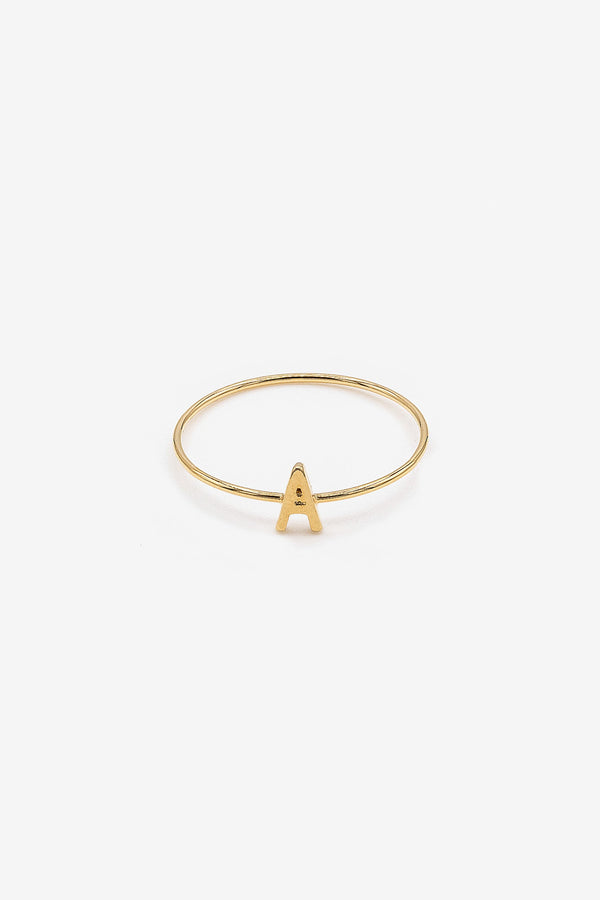 Los Angeles Apparel Alphabet Ring