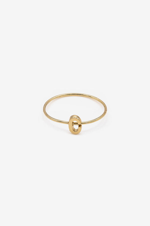 Los Angeles Apparel Alphabet Ring