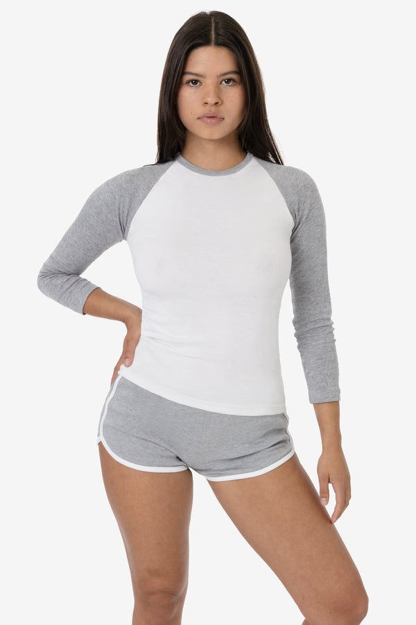 Los Angeles Apparel Baby Rib Long Sleeve Raglan