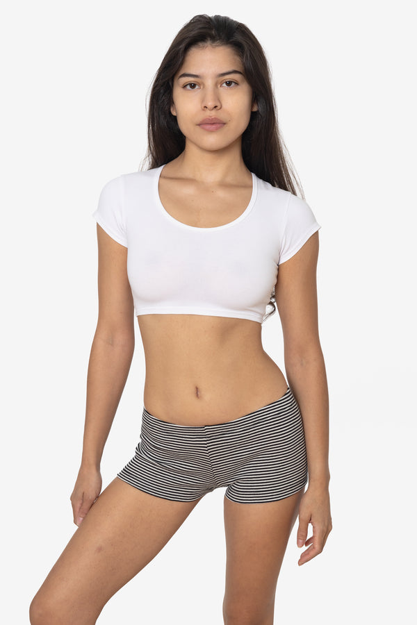 los angeles apparel Baby Rib Mini Short