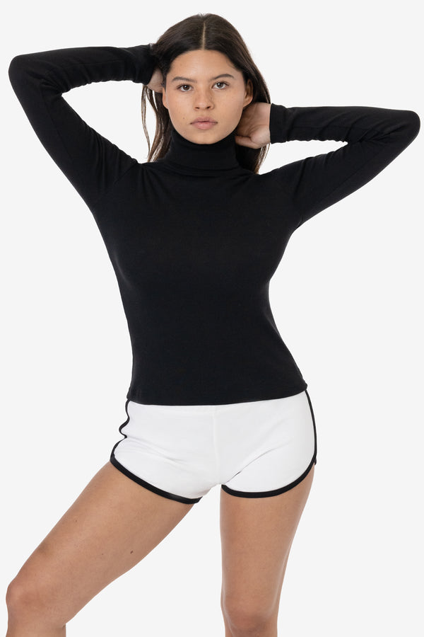 los angeles apparel Baby Rib Turtleneck