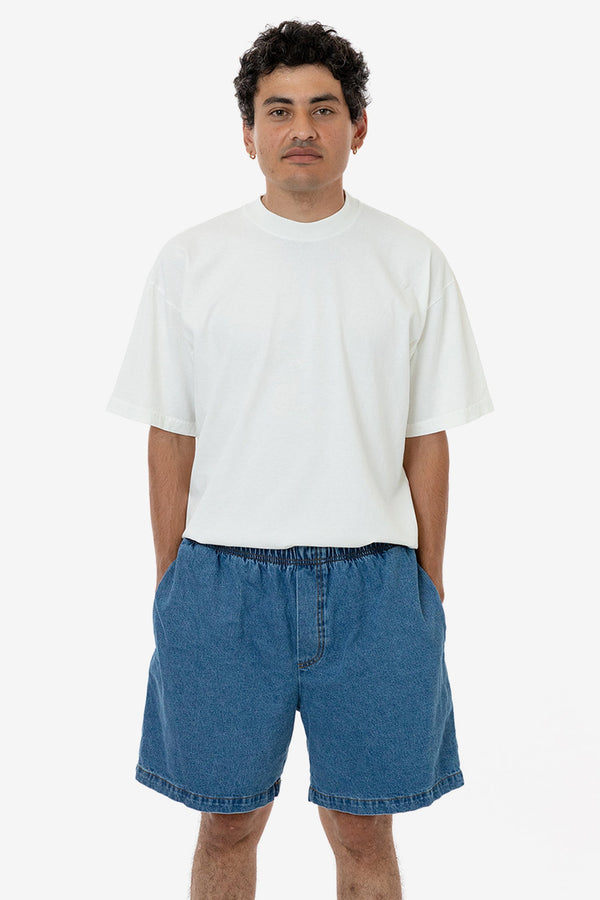 Los Angeles Apparel Baggy Denim Shorts