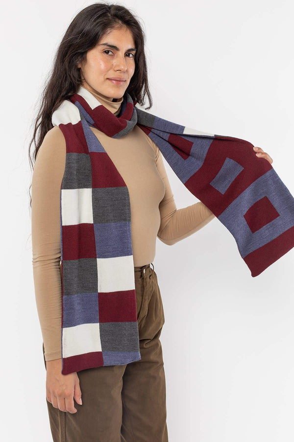Los Angeles Apparel Bauhaus Grid Scarf