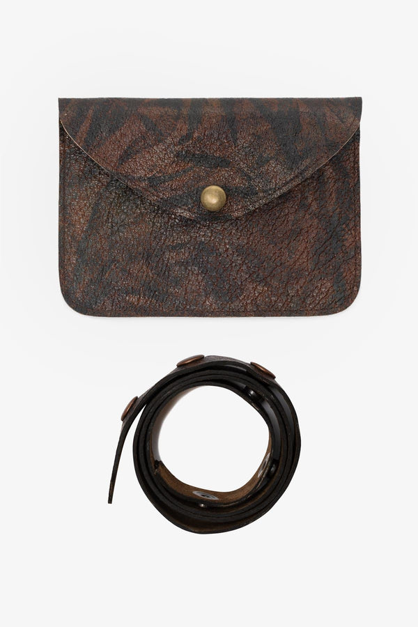 Los Angeles Apparel Belted Envelope Wallet